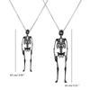 Skull Pendant Necklace Lightweight Skeleton Neckchain Gothic Clavicle Chain for Fashion Individuals Halloween Gifts