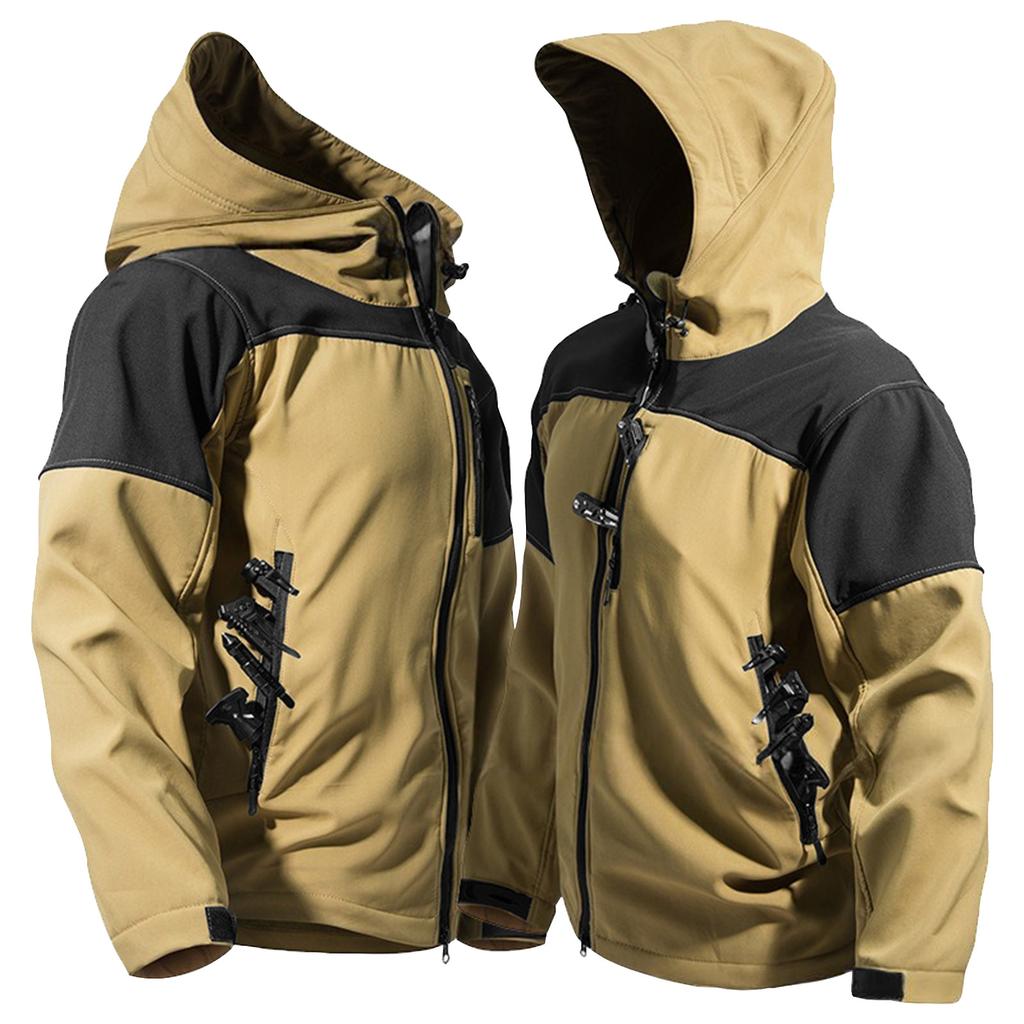 Men's Winter Colorblock Jackets Men's Fashion Trend Jackets Breathable Windproof Jackets Outdoor Sports Jackets