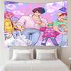 Colorful Kpop cartoon Tapestry Hanging for Bedroom,Livingroom, Playroom,Decor Art Room Wall Tapestry Holiday and Birthday Gifts