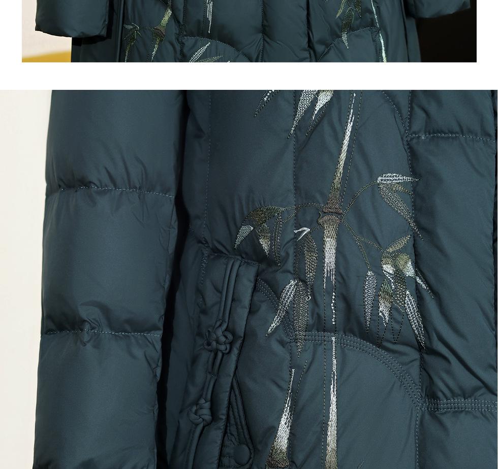 Stilvoller mittellanger Winter-Baumwollmantel für Damen mittleren Alters und ältere Damen, perfekt für das Alter 50-60