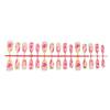 In Summer, Hot Girls Wear Almond Nails To Show Whitening Dopamine Nail Polish, Fake Nails And Wear Nail Polish.