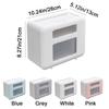 Wall Mounted Toilet Paper Box Large Capacity Roll Paper Storage Rack Sundries Storage Box  for Home