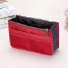 1Pc with Double Zippers Multifunctional Large Capacity Portable Storage Bag Folding Women's Makeup Bag Polyester