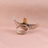 Vintage Ring Hipster Ring Eagle Old Male Spreading Wing Opening Adjustable Ring Men's and Women's Ring Accessories