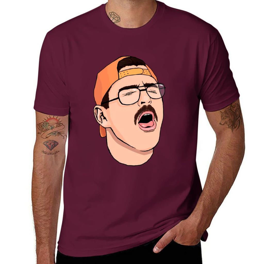 Julien Coughing TShirt Blanks Quickdrying T Shirts Men