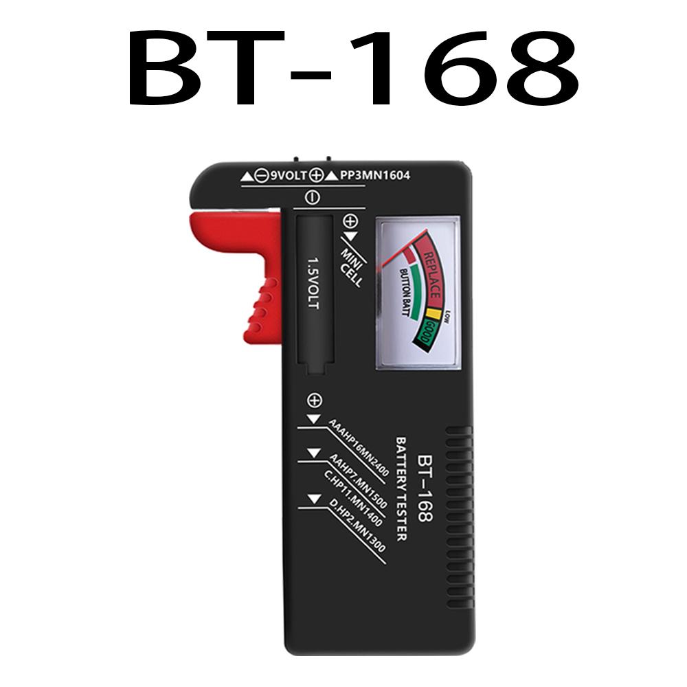 

BT-168 AA/AAA/C/D/9V/1.5V batteries Universal Button Cell Battery Colour Coded Meter Indicate Volt Tester Checker BT168 Power