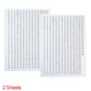 DMC Colors Number Label Stickers for Diamond Painting Storage Box Mosaic Beads Organizer Bottle Tool Cross Stitch Label and Mark