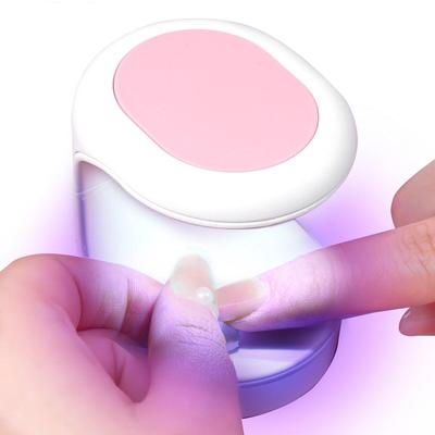 6W tragbarer Mini-LED-Nageltrockner mit USB-Kabel, UV-Lampe, Nagelkunstmaschine, einzelne Fingernägel, Gelpoliermittel, schnell aushärtende Werkzeuge