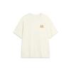 Li Ning Badfive Loose Short Sleeve T-Shirt With Back Lion Men Tops Light-Antique-Yellow AHSTA57-1