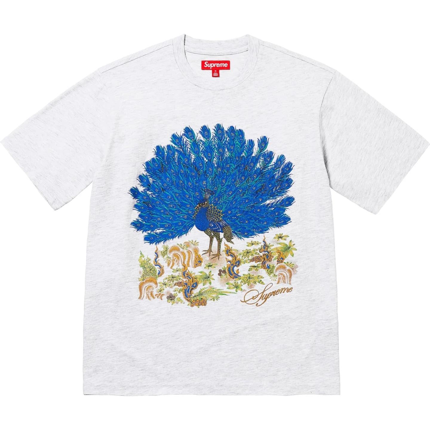 Supreme Peacock S/S Top Ash Grey S