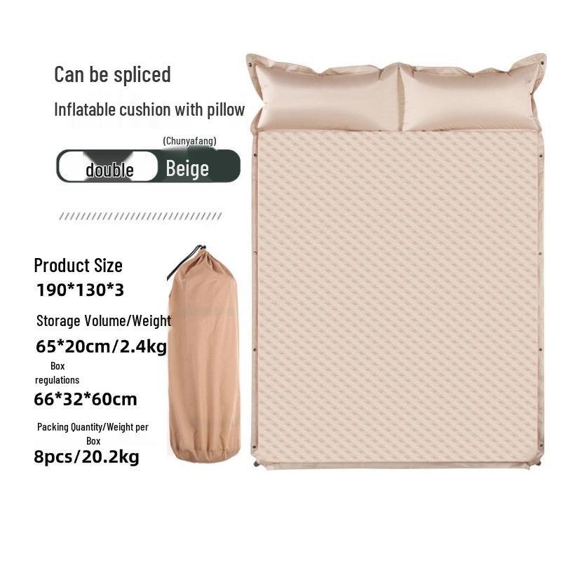Portable Thickened Automatic Inflatable Camping Pad for Outdoor, Travel, and Home Use