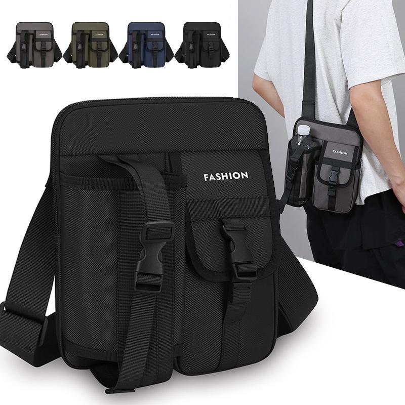 Men's Shoulder Bag Large Capacity Multi-functional Travel Bag With Water Kettle Bag