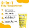 Tuco® Kids 2 in 1 Sunscreen + Body Lotion with SPF 30 | Turmeric, Licorice, Mango Butter | UVA/UVB PA++++ | Ages 2-5, 5-10, 10-15 | 100 ml (Pack of 2)