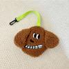 Portable Cartoon Dog Poop Bag Carrier Cute Dog Garbage Holder Cleaning Supplies with Buckle Pet Waste Bag Dispenser Outdoor Use