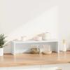 Vidaxl Scaffale da Cucina Pieghevole, Bianco, 60X15X16 Cm