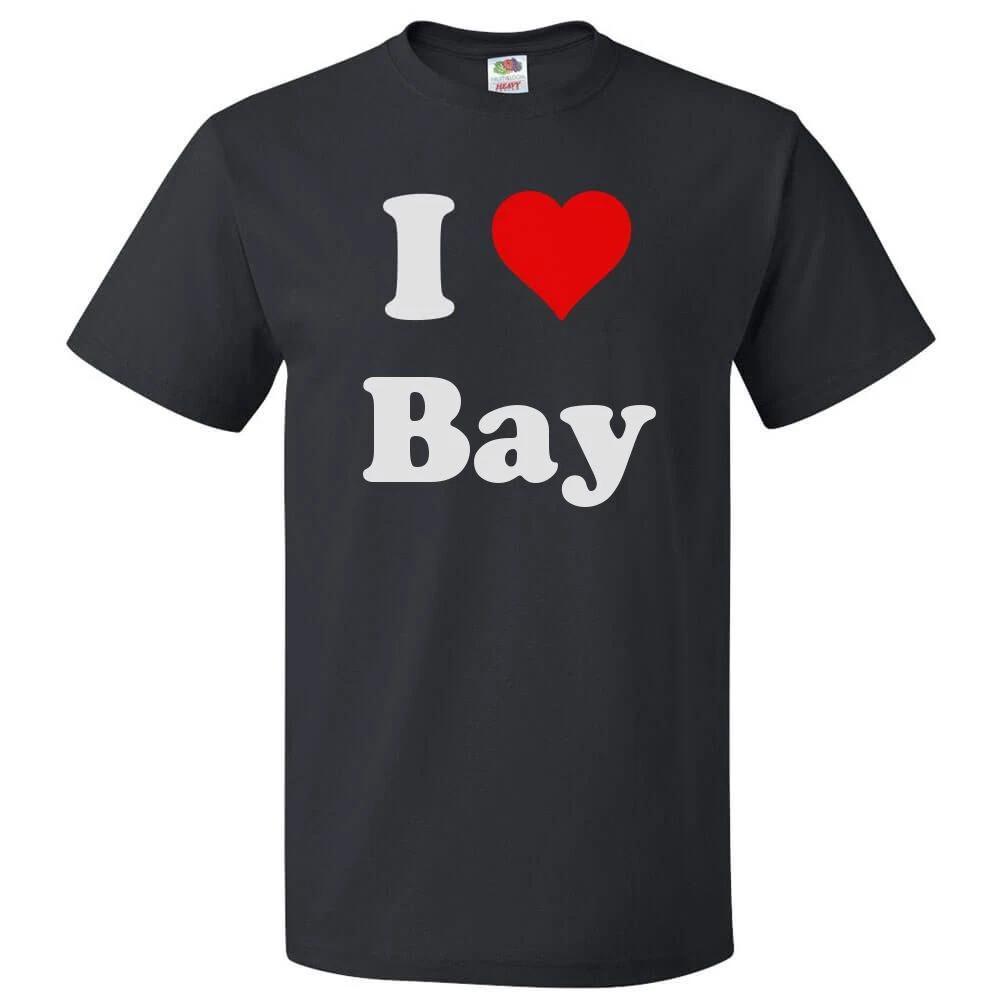 I Love Bay T shirt I Heart Bay Tee S
