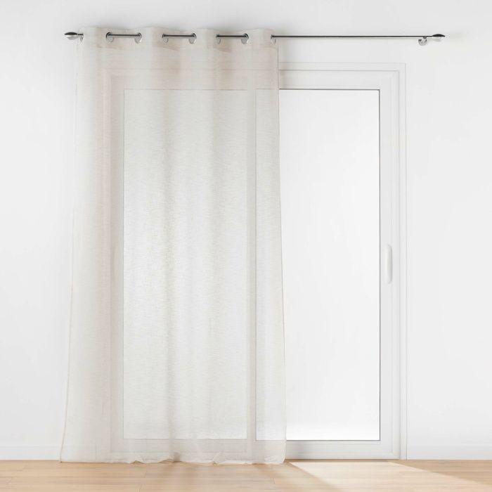 Voilage - home maison - 140x240 cm - 100% polyester - 8 oeillets - laisse passer la lumière