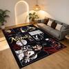 Custom Dark Art Area Rug Carpet For Bedroom Game Playroom Living Room Nonslip Sofa Office Home Decor Doormat Christmas Gift