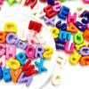 250 Grams 6Mm Hole Letter Beads Mix A To Z For Diy Jewelry Making Kit Bracelet Key Chain And Educators To Learn Letters