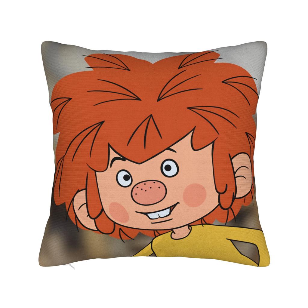 P-Pumuckls Pillow Case Cute Funny Pillow Cover Square Pillowcases For Office Car Home Decor