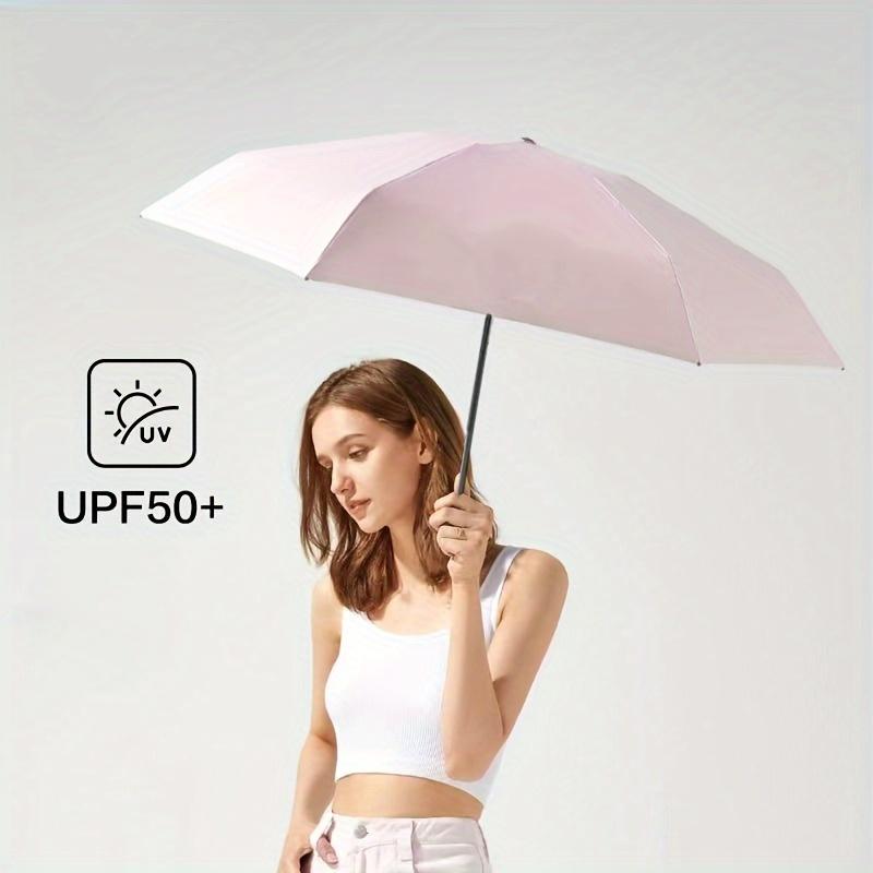 Fashionable and Popular Foldable Portable Mini Mini Umbrella, High-quality Mini Ultra Light Mini Umbrella, Women's Sunshade Umbrella