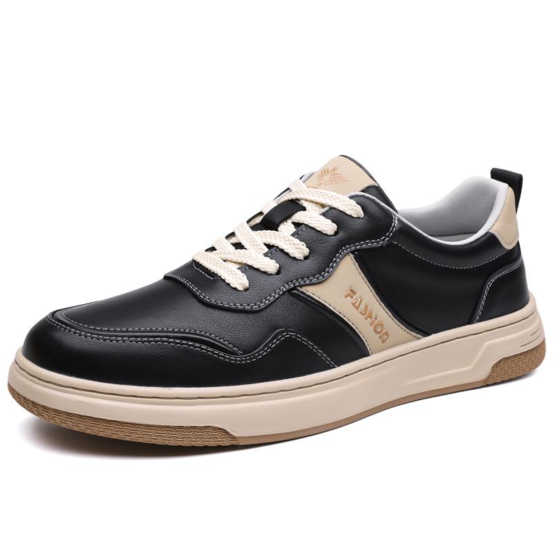 Leather Mens Sneakers Comfortable Skateboard Footwear Classic Casual Shoes Outdoor Walking Shoes Leisure Tenis Masculino