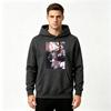 Men Anime Printed Pullover Hoodie Casual Long Sleeve Nezuko Character Graphic Hooded Sweatshirt