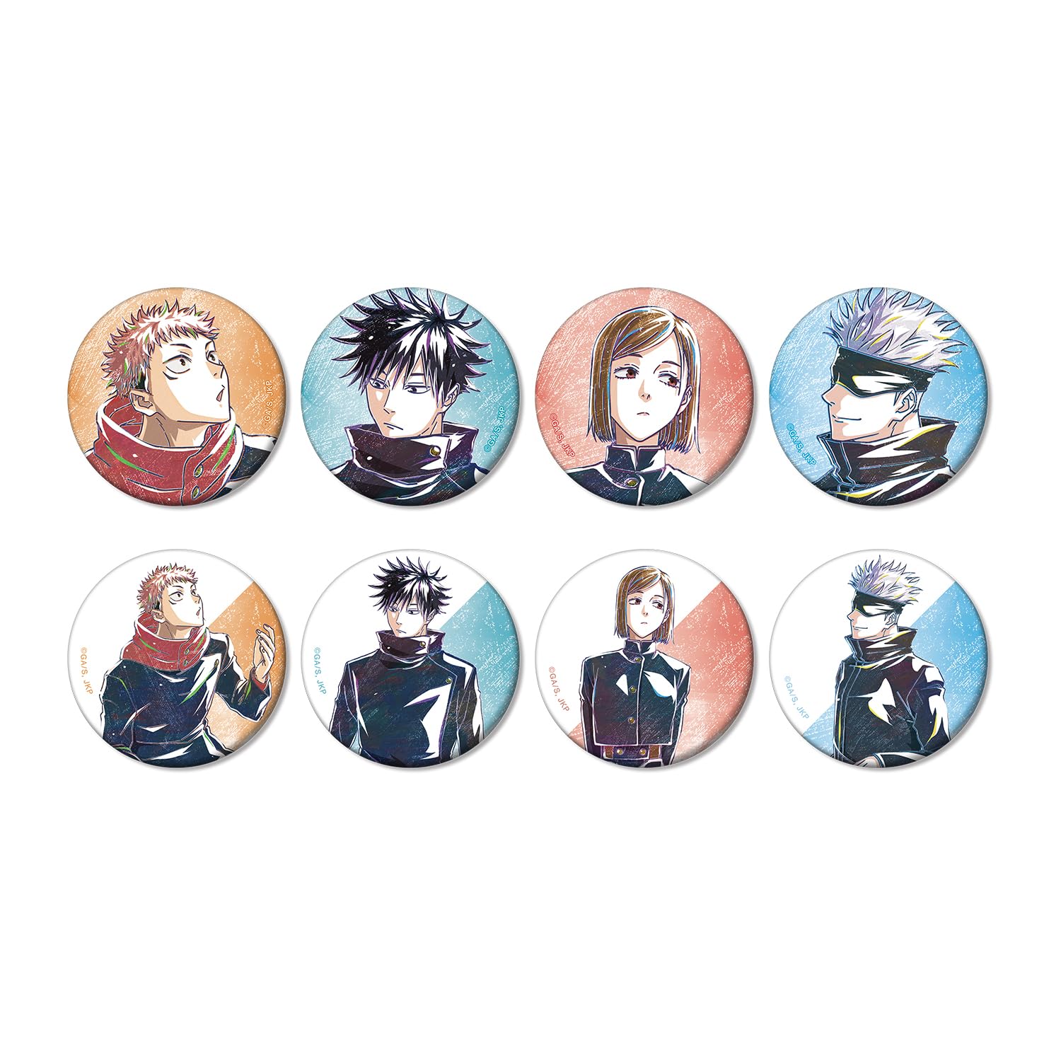 

TV Anime Trading Ani Art 8th Matte Can Badge BOX of 8 Jujutsu Kaisen