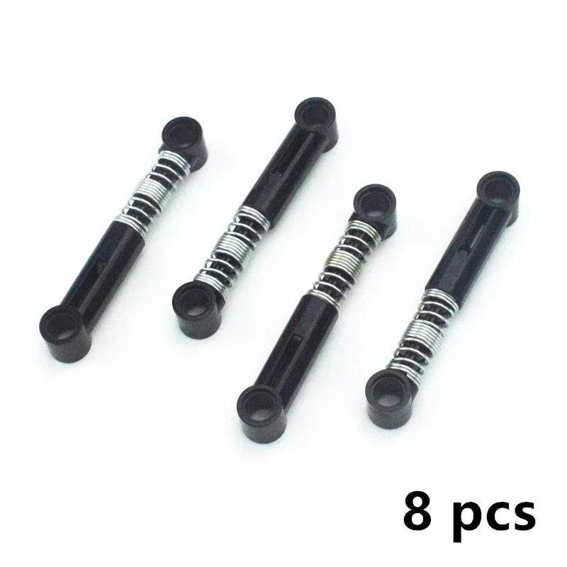 Non-Toxic Technical Moc Parts Soft Hard Spring Building Blocks Self-Locking Bricks Shock Absorber Accessories Spring 18404 76138 76537