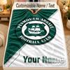 Flannel BlanketPlymouth Argyle FC Custom Name Text Personalized Soft Warm Throw Blanket Home Decor Gift