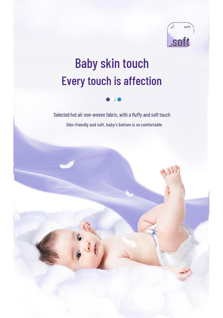 An Er Le Ultra-Thin Breathable Baby Pull-Up Diapers, NB Size