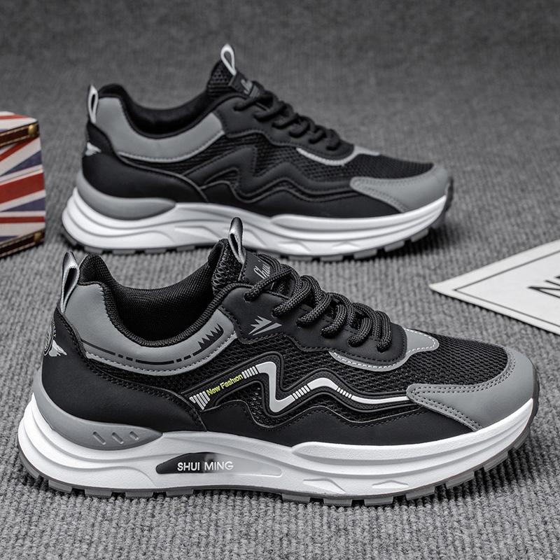 Pantofi Bărbați Modă Nouă Patru Sezoane Confortabili Talpă Groasă Studenți Băieți La Mod Talpă Moale Respirabili Casual Adidași de Alergare