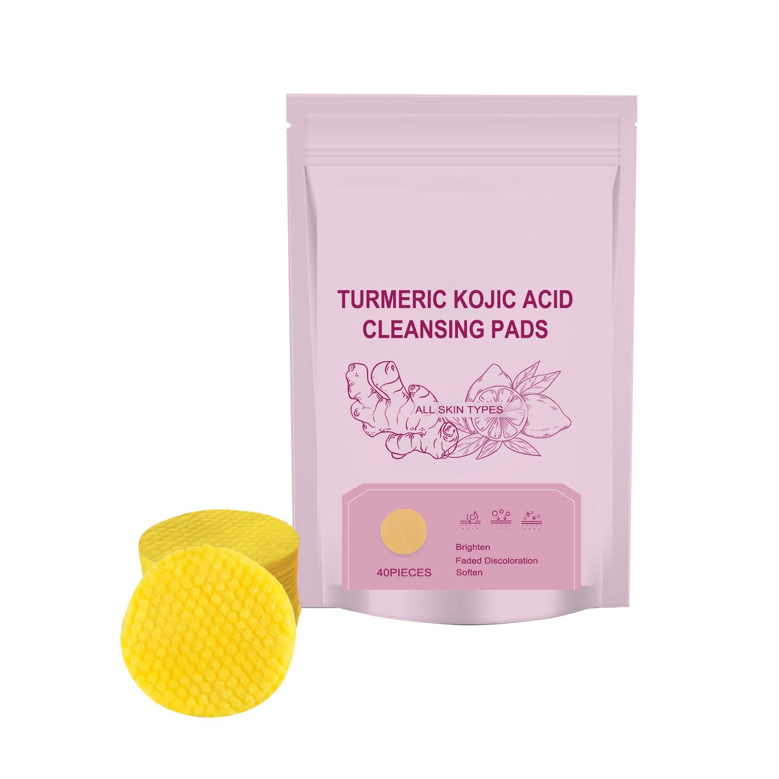 

10 мл Kojic Gentle Cleansing Pads Глубокое очищение кожи лица Осветление Питание Увлажнение One Size