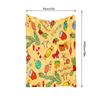 Cozy Throw Blanket Soft Flannel Warm Decorative Bedspread Living Room Dorm Room Home Decor Gift Holiday Season Festive Design