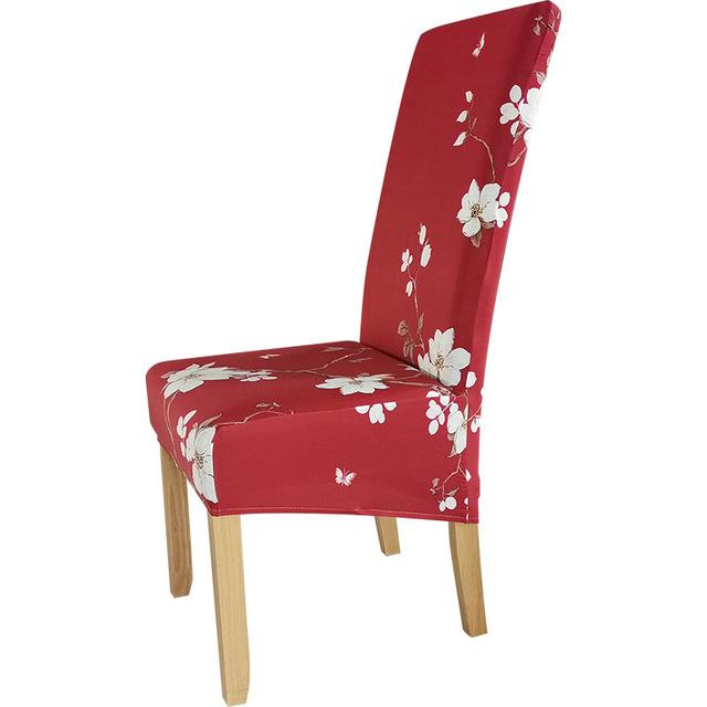 Xl Size Printed Chair Cover Geometric Look High Back Chair Covers Designed For Dining Room Area Wedding Hotel Kitchen Home Stretch Chair Case