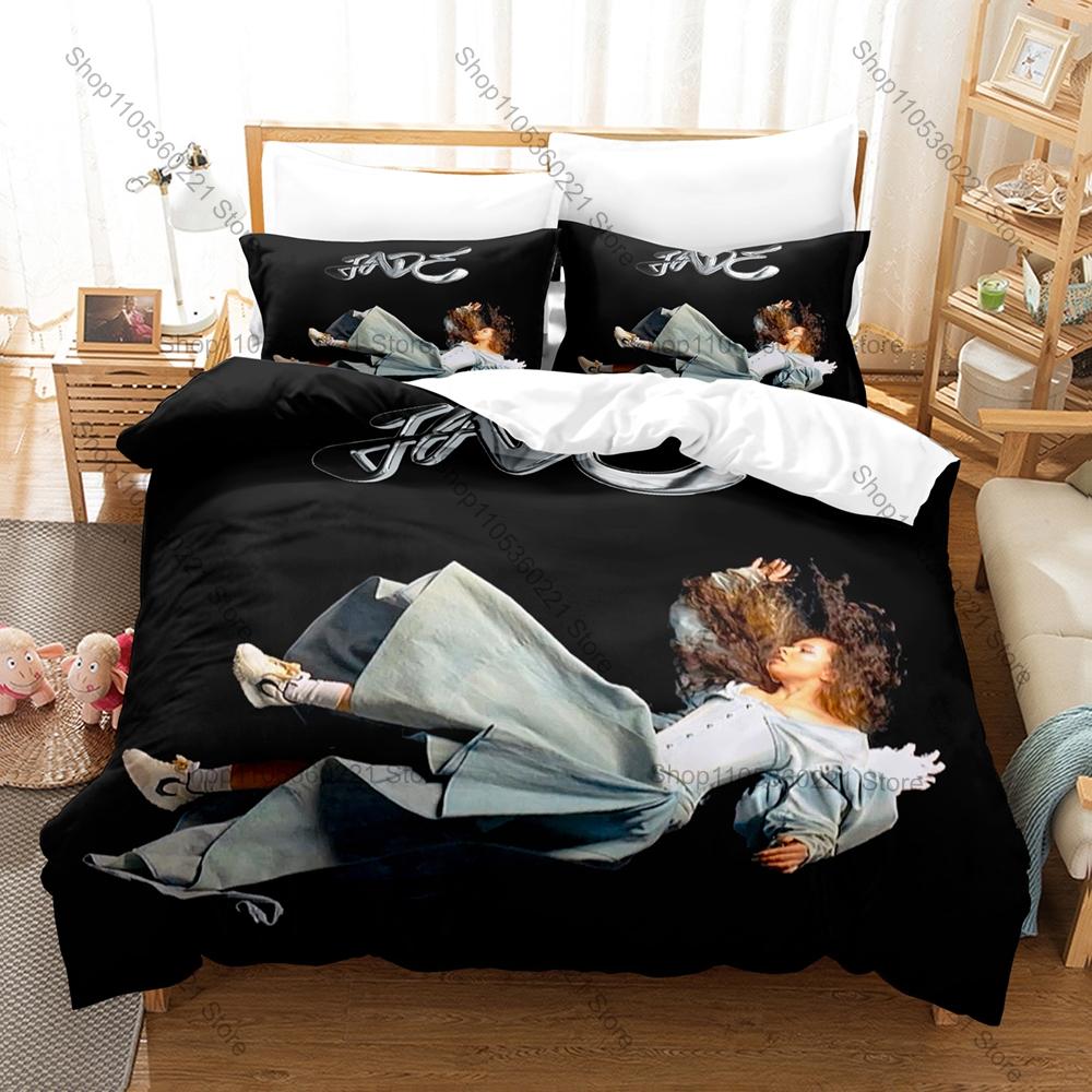 JADE Angel Of My Dreams Bedding Set Duvet Cover + 2 Pillowcases Jade Thirlwall Pop Singer Single Cover Bedroom Decor