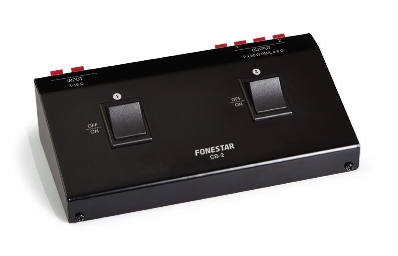 

Fonestar CB-2 - Splitter / Splitter with switch for 2 pairs of stereo speakers, Fonestar білий