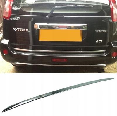 Nissan X-TRAIL T31 T-31 - Chrome Trunk Trim - Tailgate Accent - Premium Car Rear Detail - Shine Enhancer