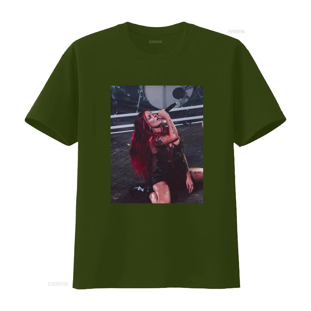 Halsey Vintage Style PhotoshooT T Shirt Black Aesthetic Minimal Bootleg Music For Fans vintage Washed Casual homme