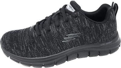 Track-Front Runner Black Sneakers