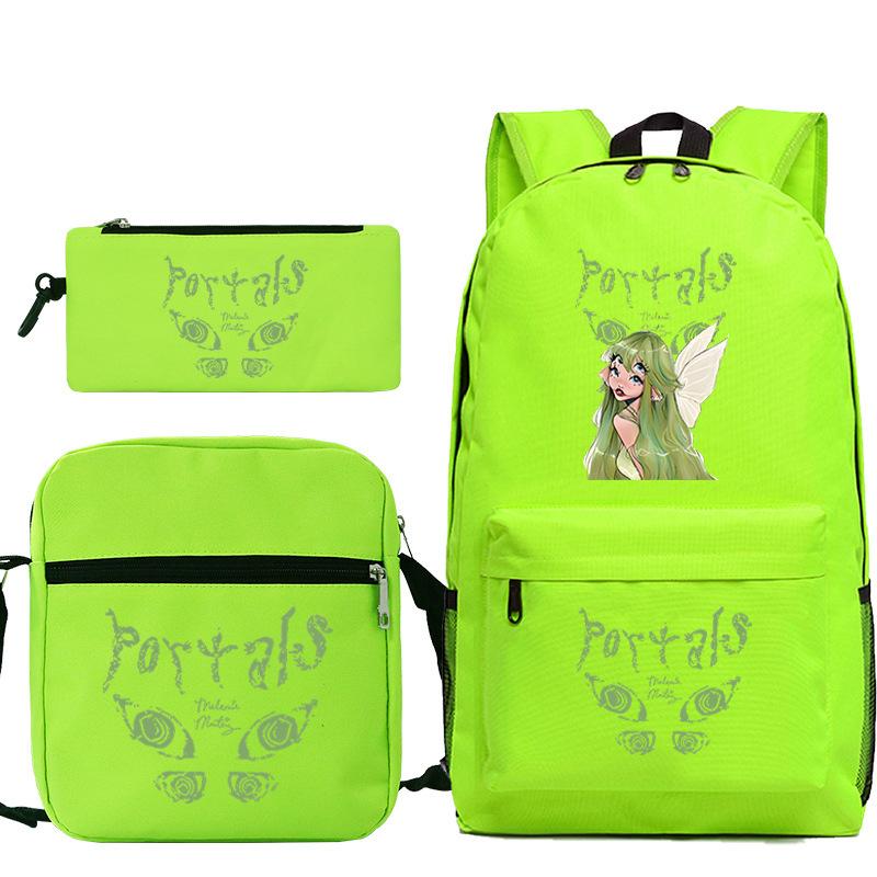 Popular Singer Peripheral Backpack Pencil Case Student Schoolbag Three-piece Set