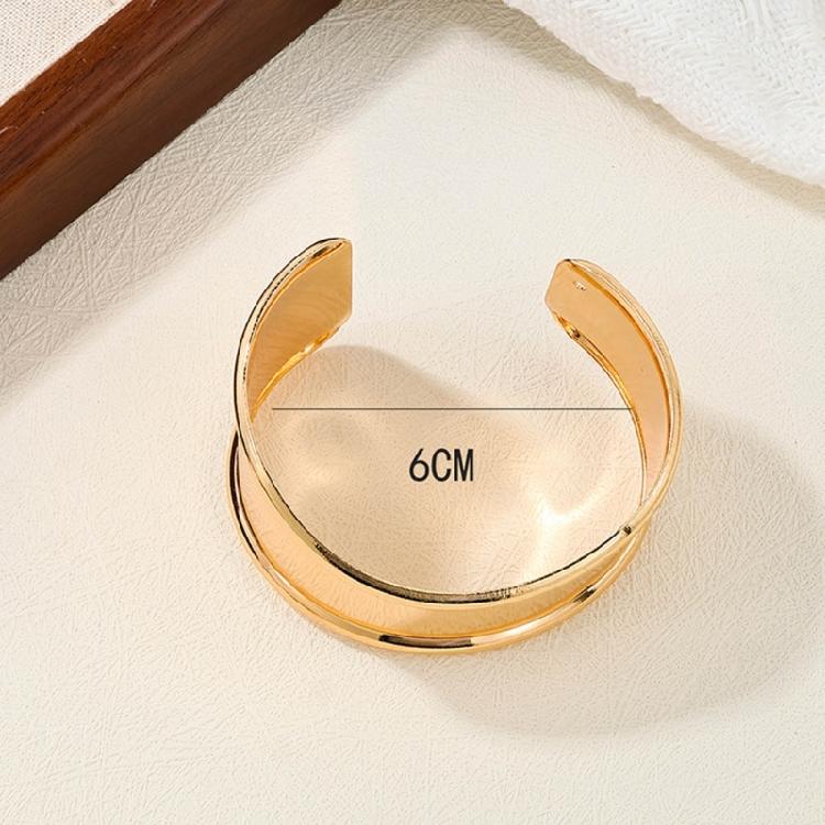 Unique Wide Face Irregular Bracelet Fashion Irregular Wide Opening Bracelet