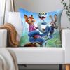 Animali Carini Z-zootopia 2 Federa Applicabile Per Camere degli Ospiti Interni Auto Ufficio Decorazione della Casa
