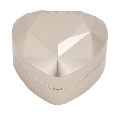 LED-Halskettenbox in Herzform, elegante, stilvolle kleine Schmuck-Geschenkbox für Geschenke, Hochzeiten, Verlobungen