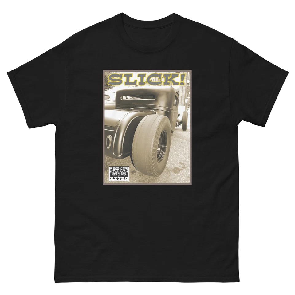 SLICK Hot Rod T-Shirt by Race City Retro M