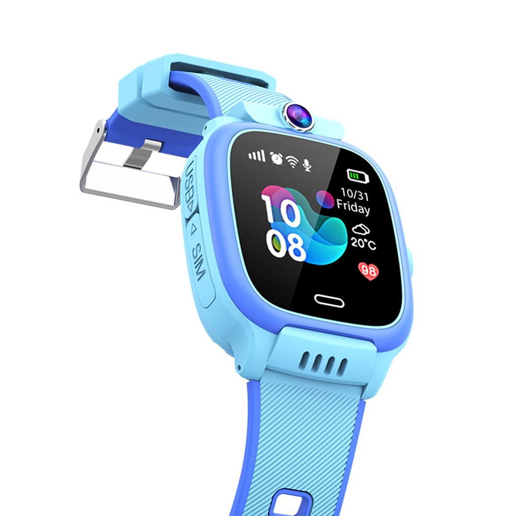 Kids Smartwatch with Phone Calling SOS Weather Photo Alarm Function Children Smartwatch WIFI LBS Real-time Positioning