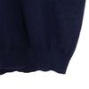 PRADA wool Long sleeve sweater 38 Navy system Knit Thin Women Used