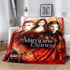 The Vampire Diaries Elena Poster Print Soft Flannel Throw Blanket Warm Sofa Couch Bed Home Decor Cover For Vampire Diaries Fans