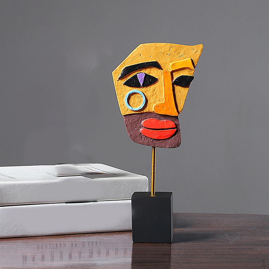 

Абстрактная коллекционная скульптура из смолы, статуэтка для дома, гостиной, офиса, рабочего стола, C