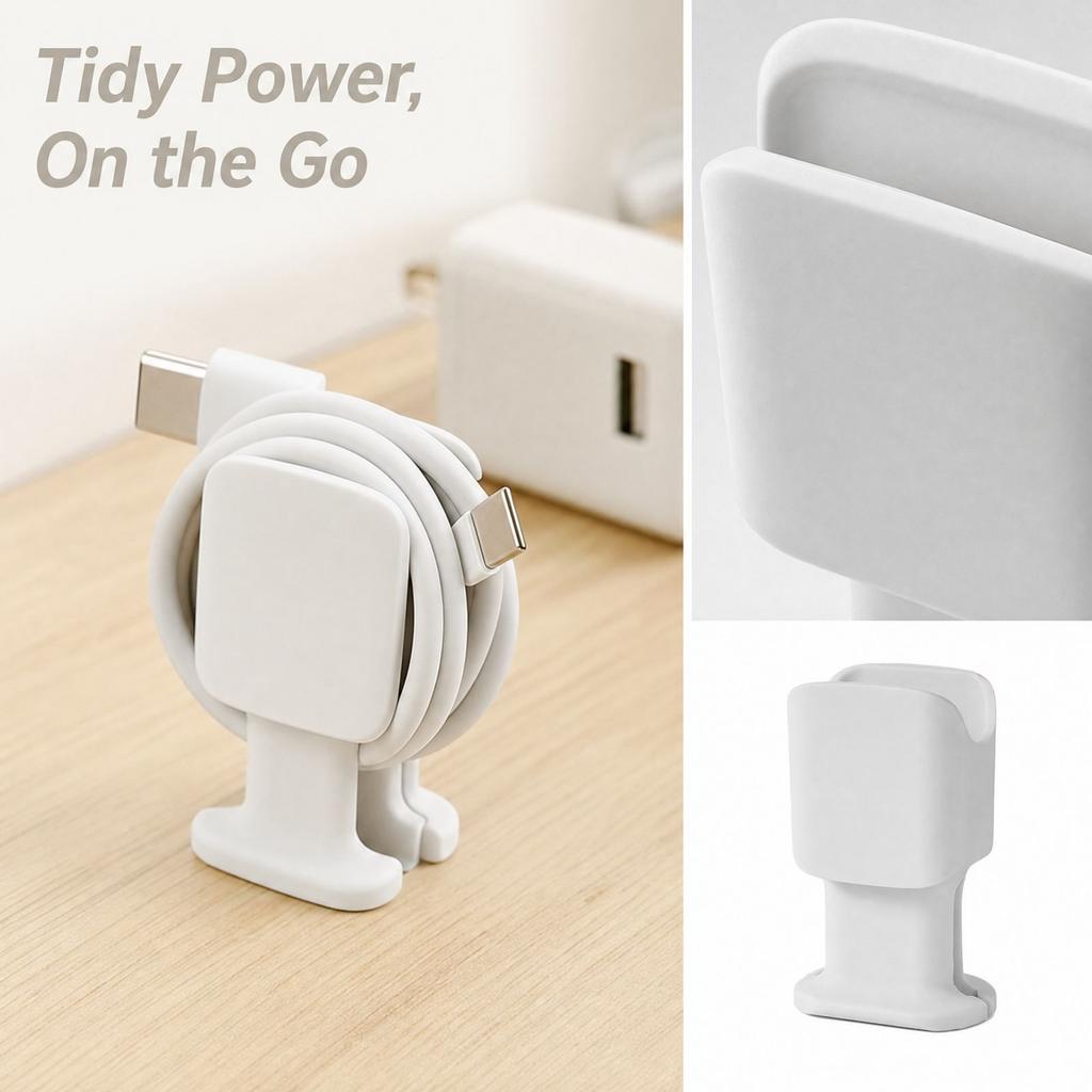Silicone Phone Charger Cable for Management Storage